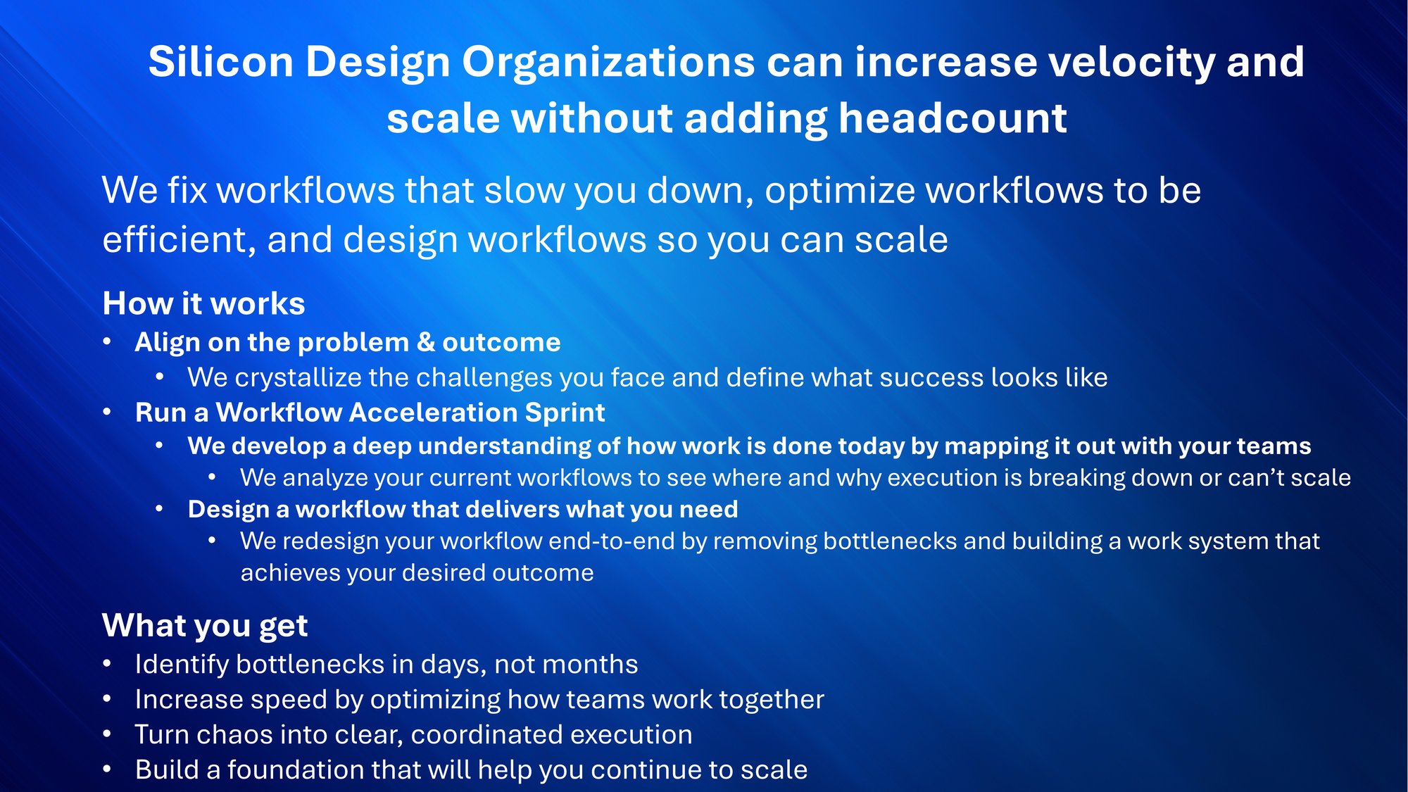 Si Org Velocity